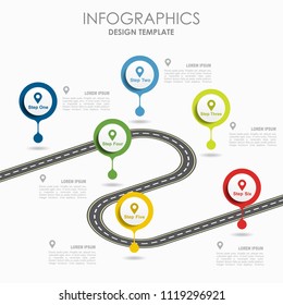 Infographic design template with place for your data. Vector illustration.