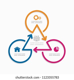 Infographic design template with place for your data. Vector illustration.