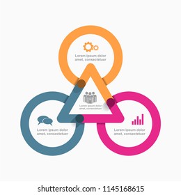 Infographic design template with place for your data. Vector illustration.