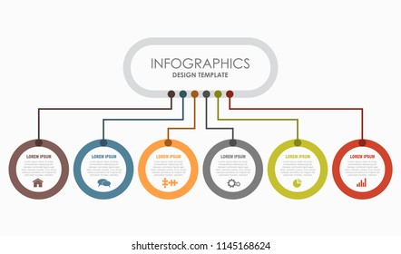 Infographic design template with place for your data. Vector illustration.