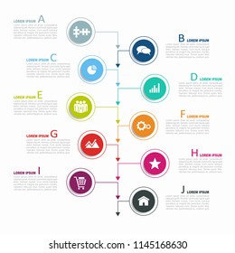 Infographic design template with place for your data. Vector illustration.