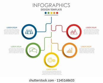 Infographic design template with place for your data. Vector illustration.