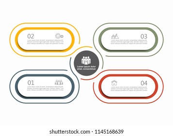 Infographic design template with place for your data. Vector illustration.