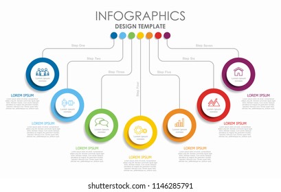 Infographic design template with place for your text. Vector illustration.