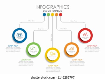 Infographic design template with place for your text. Vector illustration.