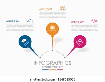 Infographic design template with place for your text. Vector illustration.
