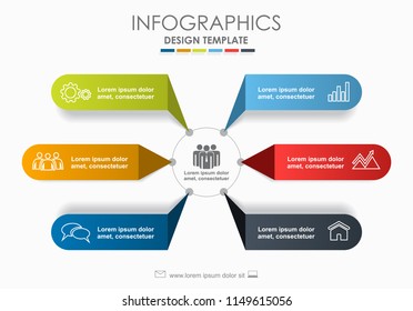 Infographic design template with place for your text. Vector illustration.
