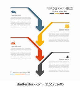 Infographic design template with place for your text. Vector illustration.