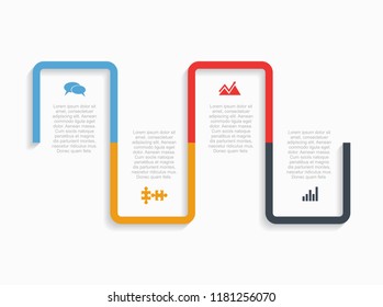 Infographic design template with place for your data. Vector illustration.