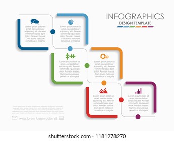 Infographic design template with place for your data. Vector illustration.