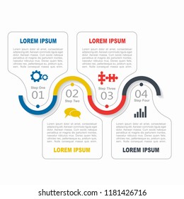 Infographic design template with place for your data. Vector illustration.