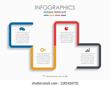 Infographic design template with place for your data. Vector illustration.