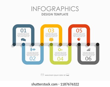 Infographic design template with place for your data. Vector illustration.