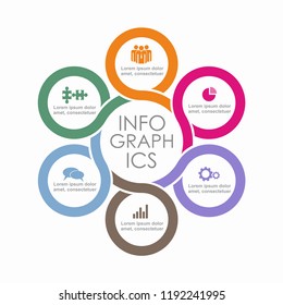Infographic design template with place for your text. Vector illustration.