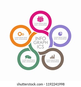 Infographic design template with place for your text. Vector illustration.