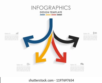 Infographic design template with place for your text. Vector illustration.