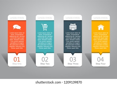 Infographic design template with place for your text. Vector illustration.