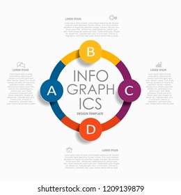Infographic design template with place for your text. Vector illustration.
