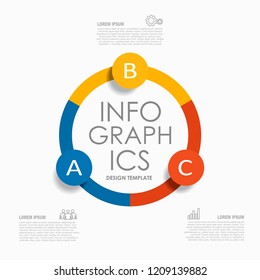 Infographic design template with place for your text. Vector illustration.