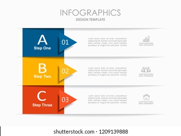 Infographic design template with place for your text. Vector illustration.