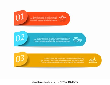 Infographic design template with place for your text. Vector illustration.