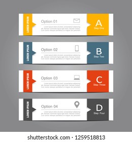 Infographic design template with place for your text. Vector illustration.