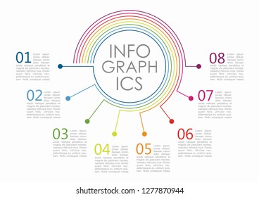 Infographic design template with place for your text. Vector illustration.