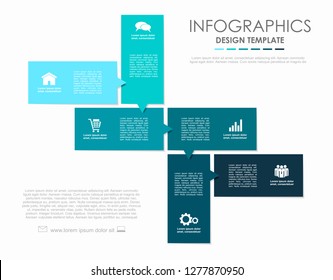 Infographic design template with place for your text. Vector illustration.