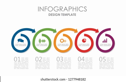 Infographic design template with place for your text. Vector illustration.