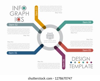 Infographic design template with place for your text. Vector illustration.