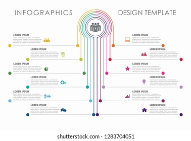 Infographic design template with place for your text. Vector illustration.