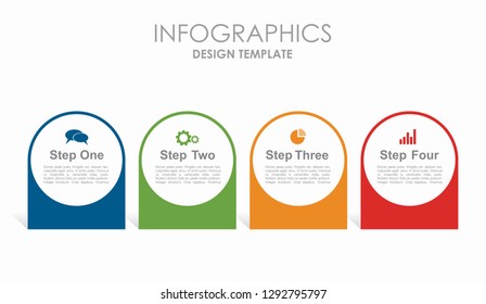 Infographic design template with place for your text. Vector illustration.