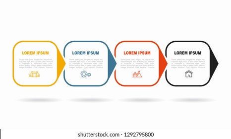 Infographic design template with place for your text. Vector illustration.