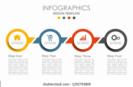 Infographic design template with place for your text. Vector illustration.