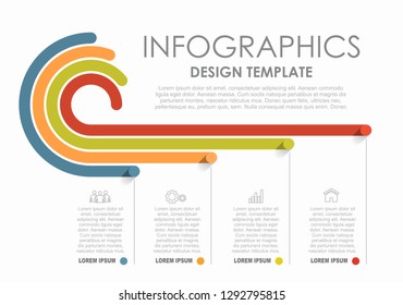 Infographic design template with place for your text. Vector illustration.