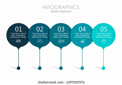 Infographic design template with place for your text. Vector illustration.