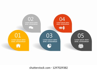 Infographic design template with place for your text. Vector illustration.