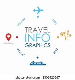 Infographic design template with place for your text. Vector illustration.