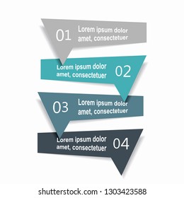 Infographic design template with place for your text. Vector illustration.