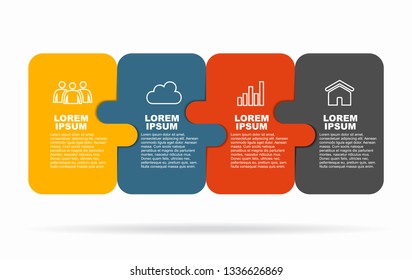 Infographic design template with place for your text. Vector illustration.