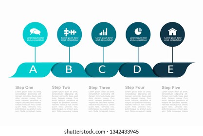 Infographic design template with place for your text. Vector illustration.