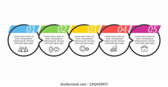 Infographic design template with place for your text. Vector illustration.