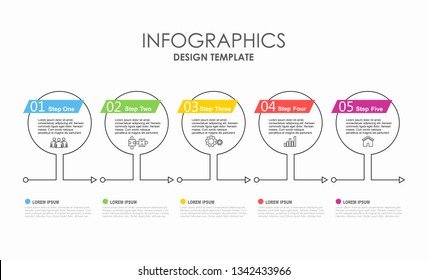 Infographic design template with place for your text. Vector illustration.