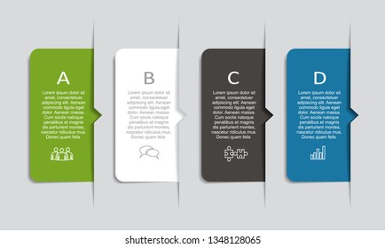 Infographic design template with place for your text. Vector illustration.