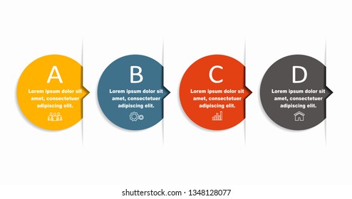 Infographic design template with place for your text. Vector illustration.