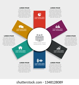 Infographic design template with place for your text. Vector illustration.