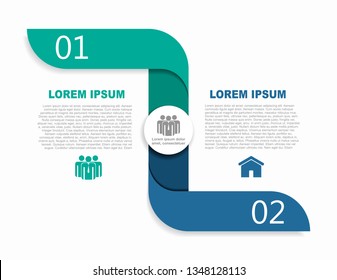 Infographic design template with place for your text. Vector illustration.