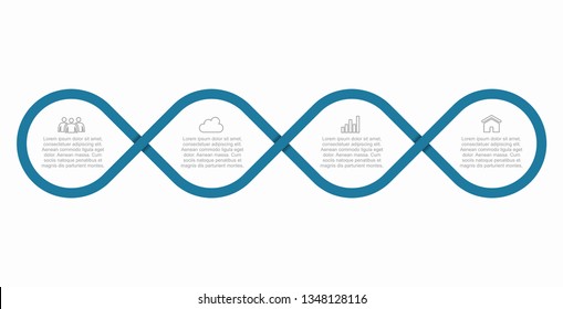 Infographic design template with place for your text. Vector illustration.