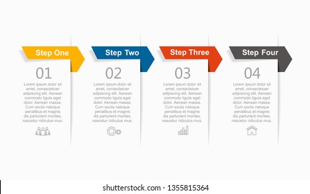 Infographic design template with place for your text. Vector illustration.