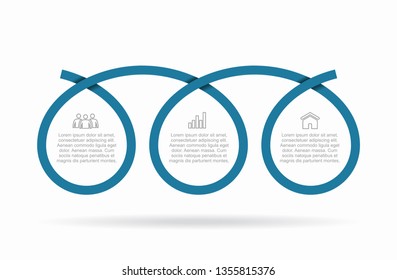 Infographic design template with place for your text. Vector illustration.